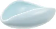 BIUDECO Blue Ceramic Bean Tray Spoon Rest Smooth Scoop Holder for Kitchen Dining for Cutlery Chopsticks Utensils Elegant Tableware Accessory for Home Restaurants