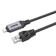 Unitek C18148AGY01-5M Thunderbolt 3/4 USB-C to RJ45 Cable - 5m Up to 1Gbps - Plug & Play - Supports 1000/100/10 Mbps - Connects to Router / Modem / Network Switch [C18148AGY01-5M]