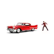 Jada 1:24 Scale Nightmare on Elm Street 1958 Cadillac Series 62 With Figure Model