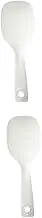 Ciieeo Compact Rice Spoon Non Stick Rice Paddle Kitchen Utensil for Stirring Scooping Mixing Ergonomic Handle Heat Resistant Everyday Cooking