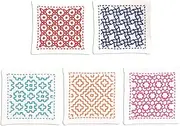 Olympus Thread SK-293 Sashiko Kit, First Sight Coaster