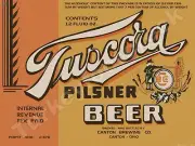 Tuscora Pilsner Beer Label 9" x 12" Metal Sign