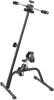 Exercise Bike Arm Leg Exerciser Exercise Peddler Machine Portable Pedal Exerciser Fitness Equipment for Seniors and Elderly