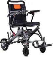 Weighs Only 36 Pounds Electric Wheelchair, Lightweight Folding Automatic Wheelchairs, Electric Wheelchair with 25-Mile Range, Easy to Transport