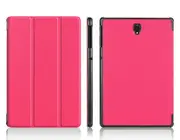 MCC For Samsung Galaxy Tab A 10.5 2018 T590 T595 Smart Leather Case Cover inch [Magenta]