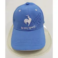 在飛比找蝦皮購物優惠-Le coq sportif 淺藍色刺繡帽子 鴨舌帽 遮陽帽