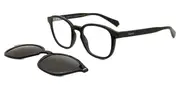 Polaroid PLD 6203/CS with Clip-on Polarized 807/M9 Men's Glasses Black Size 49 - Private Health Rebate - Blue Light Block Available
