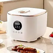 Home Intelligent Rice Cooker Low Carb Food Steamer, 3 Litre Capacity for 1-6 People, 24 Hours Reservation, 5 Cooking Modes, Suitable for Oatmeal, White Rice