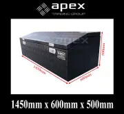 BRAND NEW TOOLBOX 2.5MM CHECKER POWDER COAT TOOL BOX -UTE TRUCK STORAGE- 14565CB