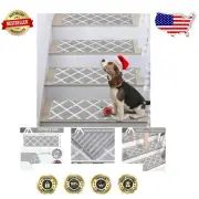 Durable 28x9 Non-Slip Stair Runners - Machine Washable Mats for Safety & Style
