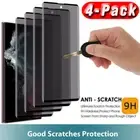 4X For Samsung Galaxy S22 Ultra/Plus 5G Privacy Tempered Glass Screen Protector