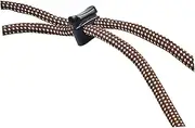 Tofficu Shoelace Buckle for Storage Bag 50pcs Double Hole Plastic Cord Locks Universal Adjustable Clamp for Backpack Luggage