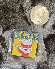 SDCC 2024 Symbiote Studios Scissors Pin Cat Pin New Sealed