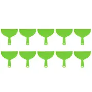 10pcs Putty Scraper 8" Flexible Plastic Putty Knife for Taping Painting Green