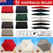 Umbrella Replacement Canopy Polyester Sunshade Courtyard Rain Proof Umbrella