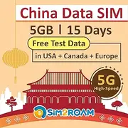 China Data only SIM Card 15Days|Mainland China & Macau|5GB of 5G/4G High-Speed Internet Data|Free Test Data in Australia|unrestricted Internet Access, Support Google, Facebook, What's app, Instagram+