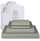 Threadmill Luxury 800 Thread Count King 100% Cotton Sheets - Moonrock Grey Sa...
