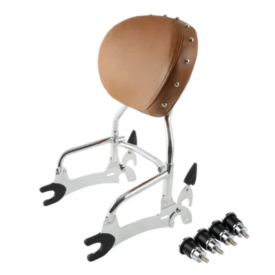12" Sissy Bar Backrest Mount Spool Fit For Indian 2016-2018 17 Chief Dark Horse
