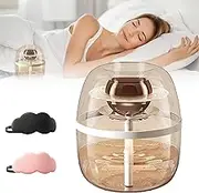 Dreamzy - Dreamzy Humidifier, Dreamzy Humidifiers for Bedroom, Humidifier with Colorful Night Light, Fully Transparent Crystal humidifier, Suitable for Home Bedroom Office (White)