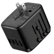 Universal International Travel Adapter USB Type-C Charger Wall Power Converter