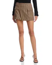 A. l.c. Conan Wool Mini Skirt