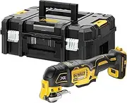 DEWALT DCS356NT-XJ Multi-herramienta Oscilante escobillas XR 18V sin cargador/batería, Black/Yellow
