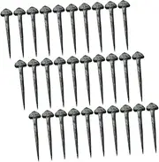 VINTORKY 50pcs Horseshoe Nails Horse Training Tool Horseshoe Fixing Nails Horse Nail Palm Nails Equestrian Sport Equipment Horseshoe Repair Horseshoe Stakes Hoof Nails Metal Rain Gear Iron