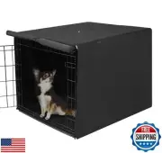 Deblue 42" Dog Crate Cover, Breathable Dog Kennel Cover for Large Wire Crate,