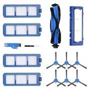 14-Piece Robot Vacuum Replacement Parts Set for RoboVac G35, G35+, G40, G40 Hybrid, G40+, G40 Hybrid+, G30+ As Shown