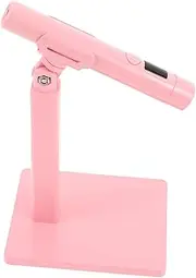 HAMPPLIES Portable Mini UV LED Nail Lamp with Rotating Stand Rechargeable USB Light for Gel Polish Handheld Nail Dryer for Home Manicure Art and Travel Use
