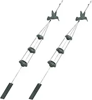 FONDOTIN Outdoor Wind Chimes Set of 2 Japanese Design for Garden Patio Balcony Decorative Wind Bells