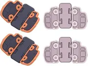 Toyvian 4 Pcs Window Locks for Sliding Doors Durable Theft Security Locks for Home Office School for Vertical Horizontal Sliding Windows