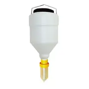 5.5L Sauce Bottle Sauce Squeeze Bottle Hanging Sauce Dispenser Squeeze Bottle Hanging Sauce Dispenser Large Diameter White