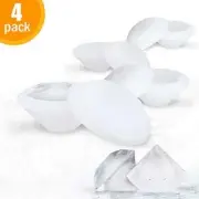 Bella Ice Cube Molds & Trays- Extra-Large Ice Diamond Silicone Mold. Great for C