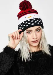Frosty Friend Snowman Beanie