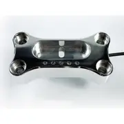 motogadget msm Metric Handle Bar Top Clamp for mounting the motoscope mini, silver