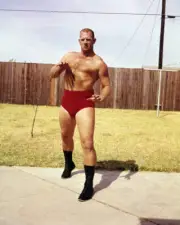 Wrestler Fritz Von Erich Of The USA 1960s OLD PHOTO