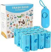 Baby Poop Bags | 16 Rolls Baby Diaper Sacks with Dispenser | Tear-Resistant Odor-Proof Cleaning Sack, Portable Toddler Supplies for Daycare Center Car Picnic Camping