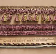 TWISTED CORD TRIM TASSEL FRINGE & BRUSH FRINGE TR 313