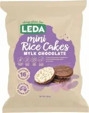 Leda Mini Rice Cakes Mylk Chocolate G/F 60g