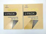 NEW MR. SHIELD 2 PACK GLASS Screen Protector 2 Unopened Packages