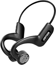 Bone Conduction Two Way Radios Walkie Talkies 0.5W Small Power Walkie Talkies Rechargeable for Adults and Kids - Long Distance with Earpiece and Mic Set Headsets USB Charge 1Pack(Black)