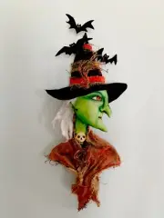 Cloth Folk Art Doll Pattern "Head Witch" By Susan Barmore