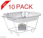 10 PACK Buffet Chafer Food Warmer Wire Frame Stand Rack half Size Chafing Dish