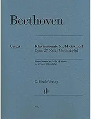 Beethoven Piano Sonata No. 14 in C-sharp Minor, Op. 27, No. 2 Moonlight Book