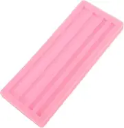 Half Round Shape Wax Stick Mold Silicone DIY Craft Mold for Candle Making for DIY Lovers Handmade Flexible Easy to Demold