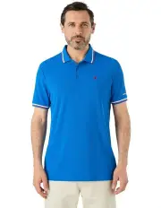 [MUSTO] Evolution Pro Lite Short Sleeve Polo in Blue
