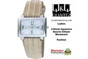 Citizen Made QQ Ladies Fashion Watch 3-Hand Japanese Quartz Movement Water Resist VZ69J609