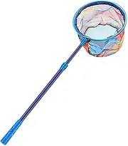Perfeclan Kids Telescopic Fishing Net Butterfly Net Outdoor Exploration Travel Collecting Net with Retractable Handle for Minnow Prawns