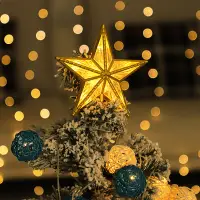 在飛比找蝦皮購物優惠-✨居家裝飾✨✨居家裝飾✨聖誕樹頂燈樹頂星led星燈聖誕樹頂星